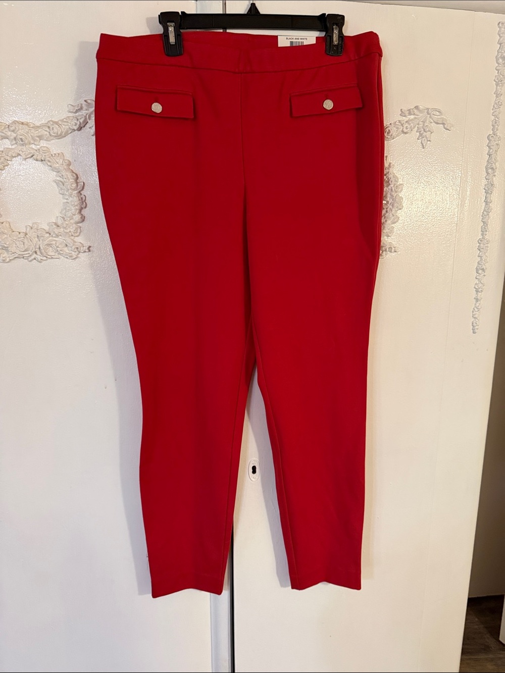 Charter Club Red Skinny Pants Sz 16